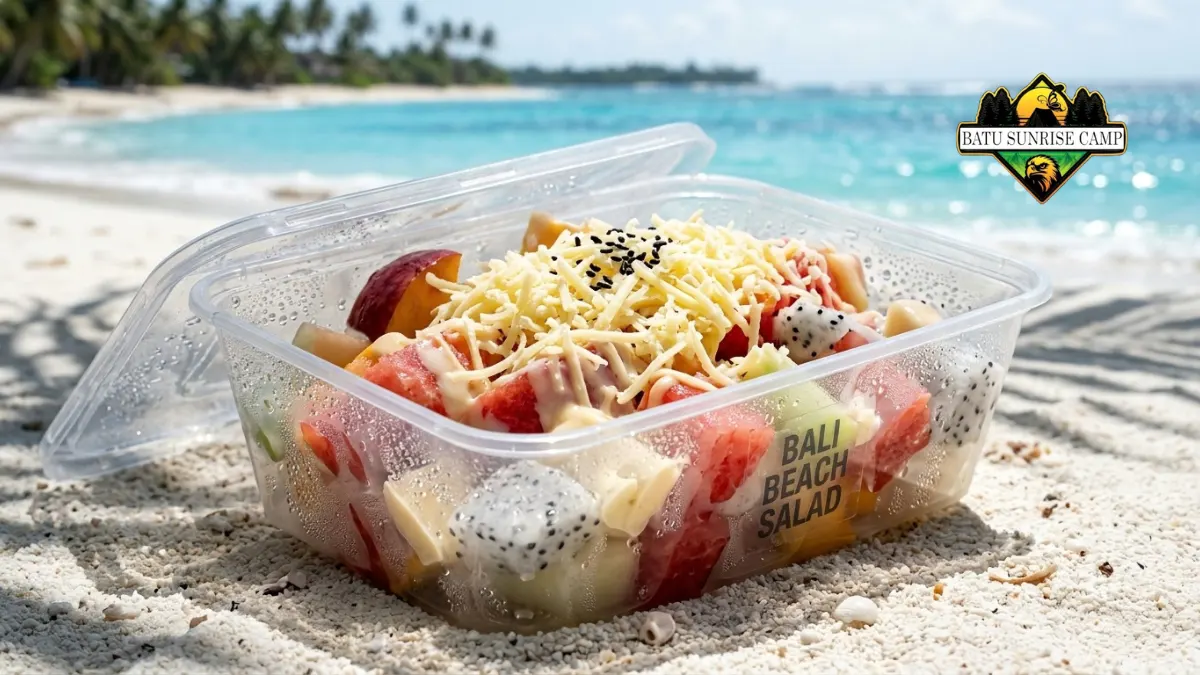 Bekal salad buah praktis untuk camping pantai