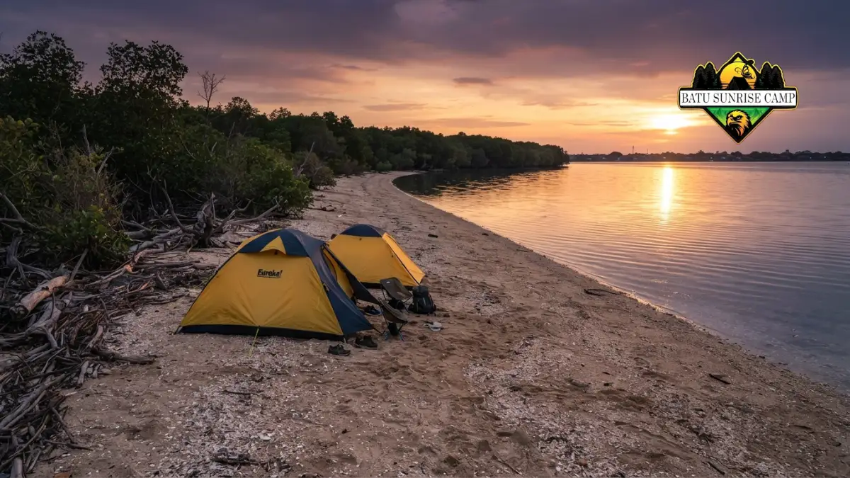 Garis pantai Kepetingan untuk camping di Sidoarjo