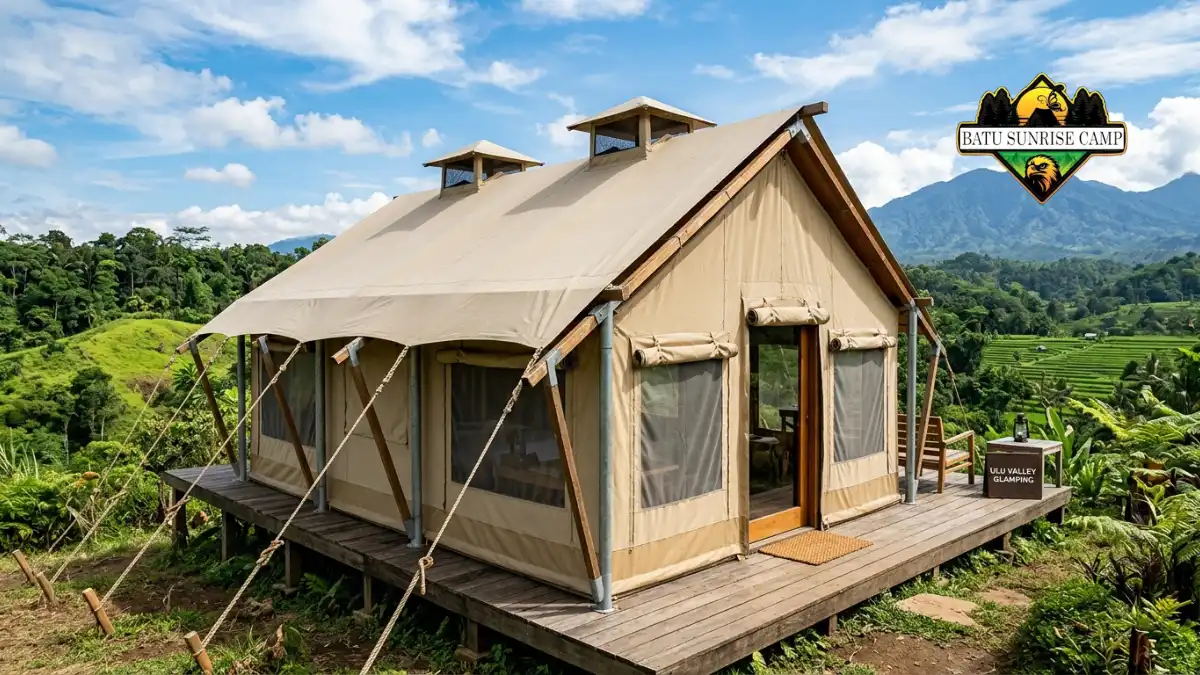 Investasi material tenda glamping mewah