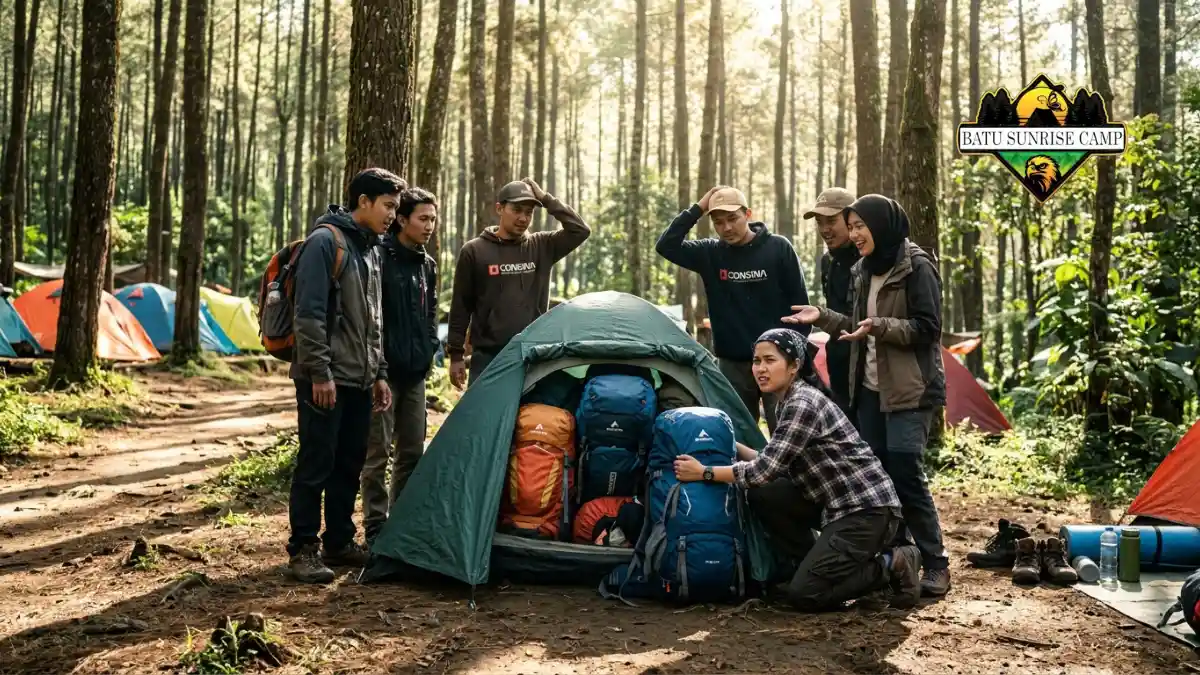 Kesalahan memilih kapasitas tenda dome yang tidak sesuai