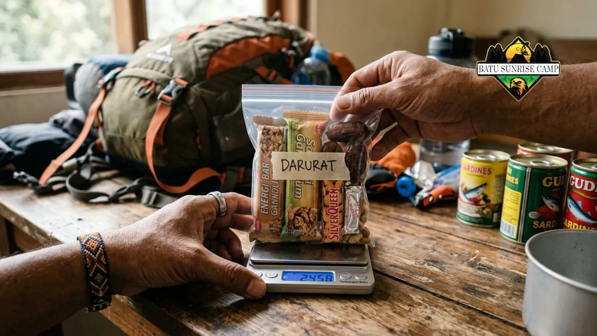 Persiapan cadangan makanan darurat untuk pendakian gunung